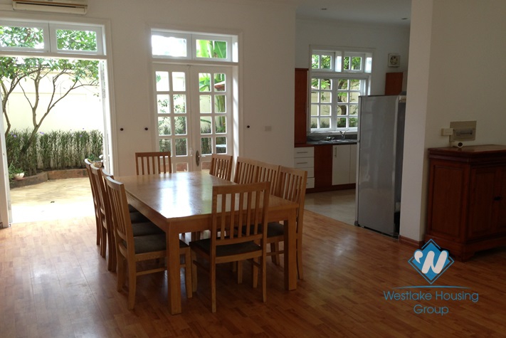 Charming villa 2-C5 Ciputra in Westlake area, Tay Ho, Hanoi for rent with 5 bedrooms
